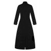 Mens Gothic Trench Coat Pinhead Hell Raiser Vampire Mens Long Coat